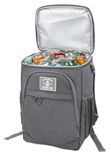 Soft Sides Cooler Backpack - 24 CAN - Heather Gray