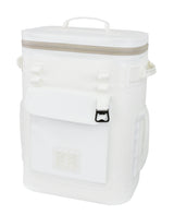 Waterproof Soft Sided Cooler Backpack - 24CAN - White