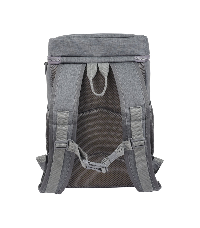 Soft Sides Cooler Backpack - 24 CAN - Heather Gray