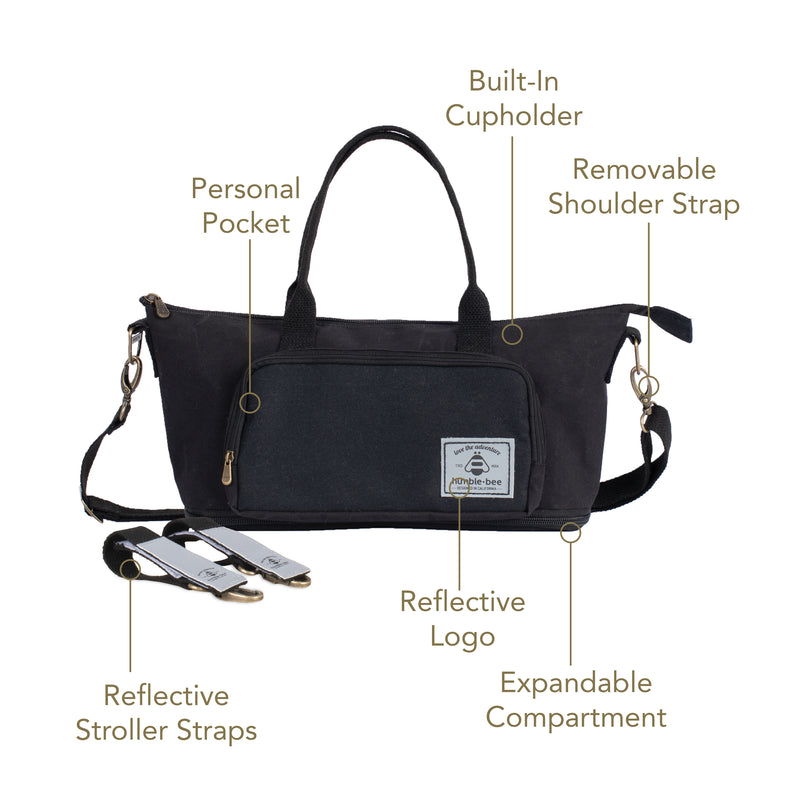Mini Charm Stroller Organizer Bag with Stroller Straps