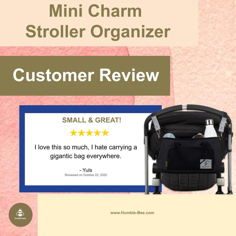 Mini Charm Stroller Organizer Bag with Stroller Straps